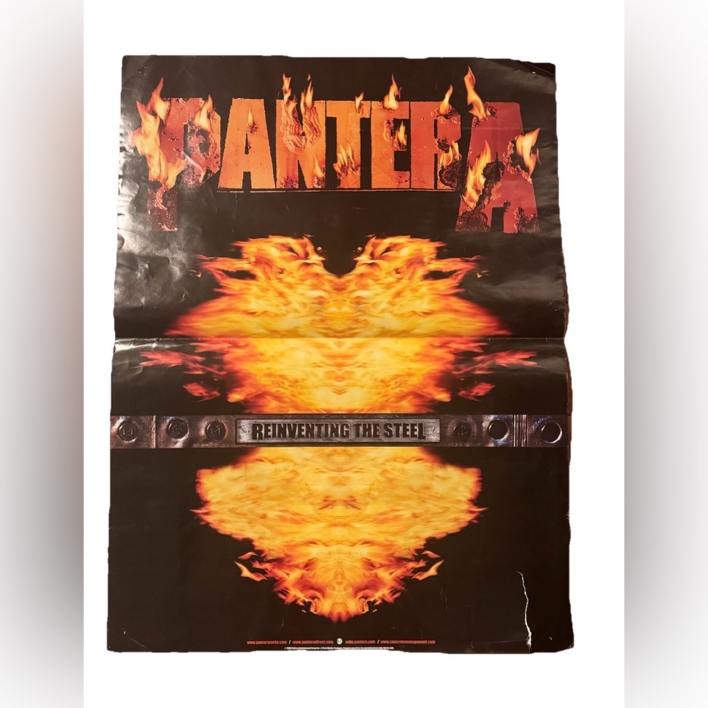 Original‎ 2000 Pantera Reinventing The Steel Heavy Metal Poster